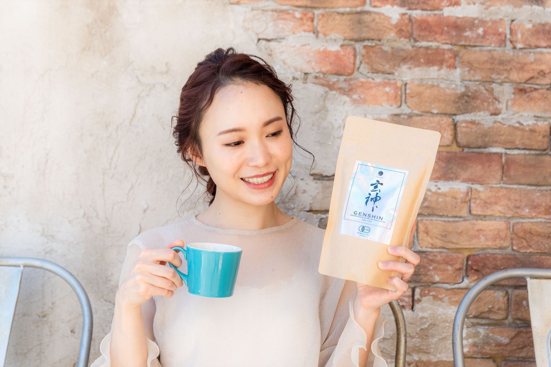 供TOMO　カフェ玄神　高級　玄米コーヒー